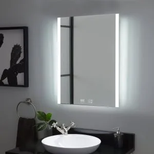 Harrington - 500x700mm Tunable 3CCT Illuminated LED Mirror with Touch control, Demister & Bluetooth Speaker